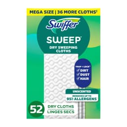Swiffer Hair Magnet Refills, Unscented, 52 Count - Thumbnail 1