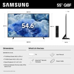 Samsung 55” Class QLED Q8F 4K Samsung Vision AI Smart TV 2025 - QN55Q8FAAFXZA - Thumbnail 5