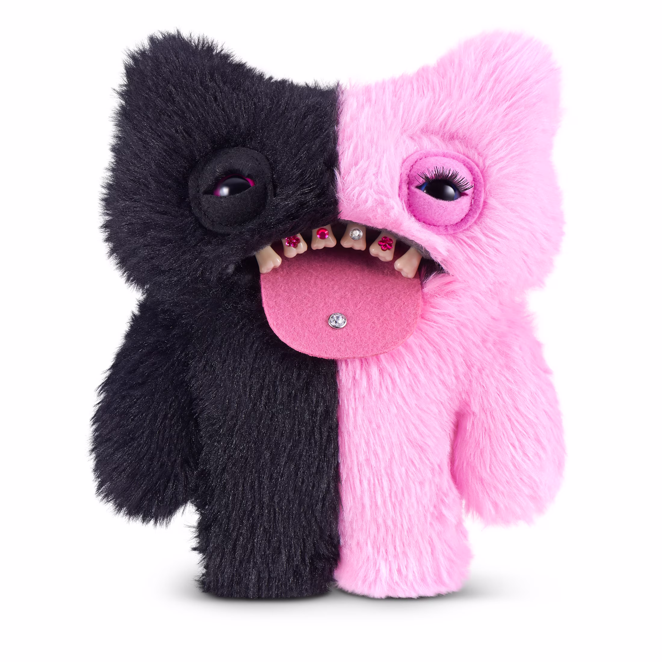 Fuggler Baddies Fuggs 9 Inch (Wide Eyed Weirdo) by ZURU - Ugly Monster Plush for All Ages - Thumbnail 1