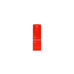 Conserv Appliances Bottom Mount Retro Refrigerator, Red - Thumbnail 1