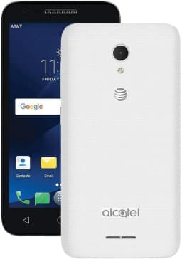 Alcatel - CAMEOX 4G LTE with 16GB Memory Cell Phone - Arctic White (AT&T) - Thumbnail 1