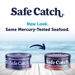 Safe Catch Wild Skinless & Boneless Pacific Pink Salmon, No Salt Added, 3 Pack, 5 oz Cans – Mercury Tested Canned Salmon - Thumbnail 3