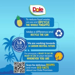 (8 pack) Dole Pineapple Slices in 100% Pineapple Juice, 20 oz Can - Thumbnail 4