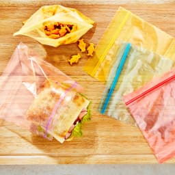 Great Value Double Zipper Sandwich Bags, Assorted Colors, 100 Count - Thumbnail 2