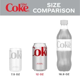 Diet Coke Soda Fridge Pack Cans, 12 fl oz, 12 Pack - Thumbnail 3