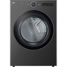 LG DLGX6701B 7.4 Cu. Ft. Black Stainless Front Load Stackable Smart Gas Dryer - Thumbnail 1