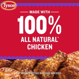 Tyson Any'tizers Honey BBQ Flavored Bone In Chicken Wings, 22 oz (Frozen, Fully Cooked) - Thumbnail 3