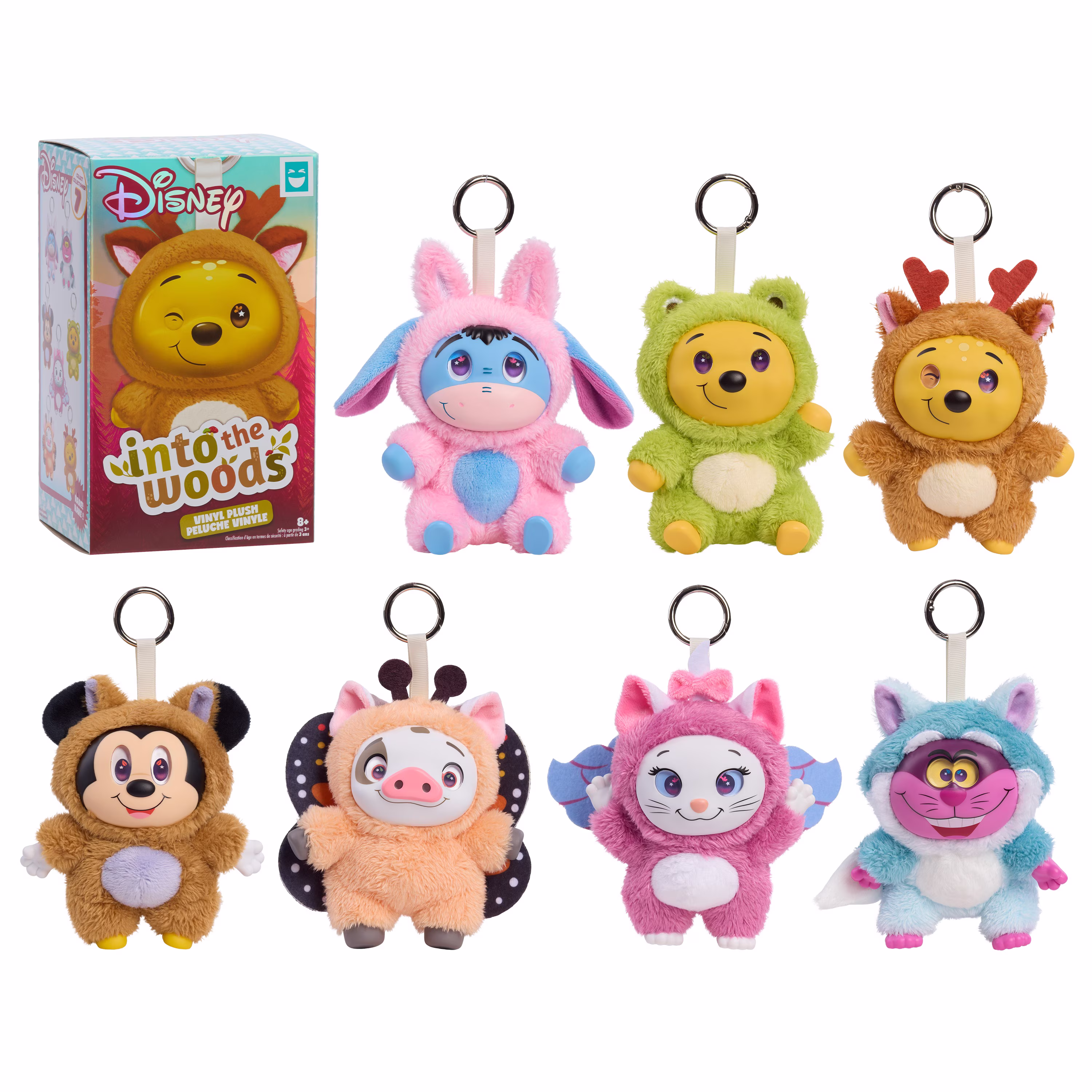Happy Haul Disney Into the Woods Vinyl Plush Clip-on Surprise Toy, Drop 2 Blind Box Collectible, 5.5-Inch Plush with Vinyl Face by Just Play - Thumbnail 1