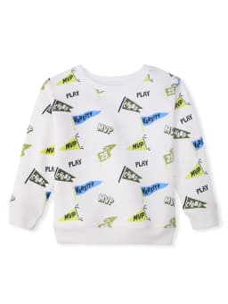 Garanimals Baby & Toddler Boys Fleece Outfit Set, Sweatshirt & Sweatpants, Sizes 0-6T - Thumbnail 3