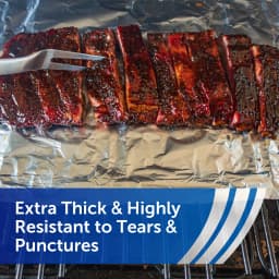 Reynolds Wrap Pitmaster’s Choice Extra Thick Aluminum Foil for Grilling, 18 Inch Width, 37.5 Sq. Ft - Thumbnail 5