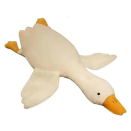 Big Duck Plushies Doll, Large Plush White Duck Dog Toy, Realistic Goose Design Dolls Suitable for Dogs Chew and Play Best Pet(35.4inch) - Thumbnail 2