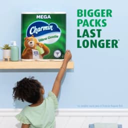 Charmin Ultra Gentle Toilet Paper, 12 Mega Rolls, 231 Sheets Per Roll - Thumbnail 6