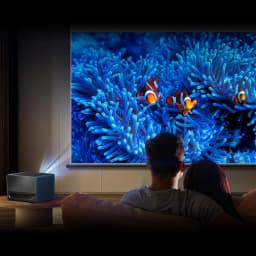 Restored Hisense C1 4K UHD Triple Color RGB Laser Portable Mini Projector, up to 300", Viddà OS, Dolby Vision HDR10 - Thumbnail 5