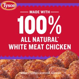 Tyson Any'tizers Honey BBQ Boneless Chicken Bites, 24 oz (Frozen, Fully Cooked) - Thumbnail 3