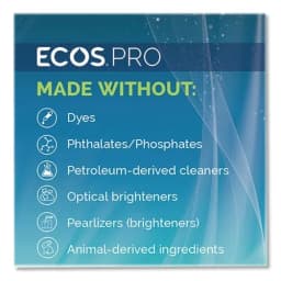 ECOS PRO Dishmate Liquid Dish Soap Unscented 128 oz. (PL9721/04) - Thumbnail 5