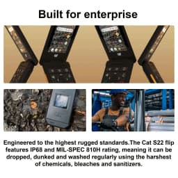 Cat S22 | Rugged Flip Phone | 16GB 2GB RAM | IP68 | 4G LTE | T-Mobile Unlocked - Thumbnail 10
