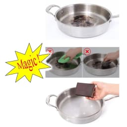 Professional Scouring Sponges (5-Pack) - Nano Carborundum Cleaning Pads for Pots, Pans & Grills | Non-Scratch Abrasive for Stainless Steel - Thumbnail 9