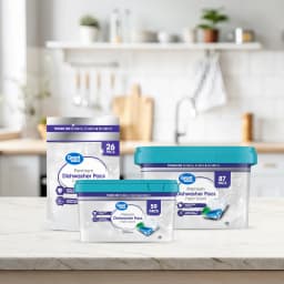 Great Value Premium Dishwasher Pacs, Fresh Scent, 87 Count - Thumbnail 2