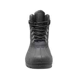 Mens Durable Nylon Winter Boots Lace Black - Thumbnail 2