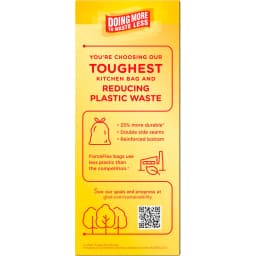 Glad ForceFlex MaxStrength 13-Gallon Drawstring Tall Kitchen Bags, Lemon Fresh Bleach Scent, 20 Bags - Thumbnail 11