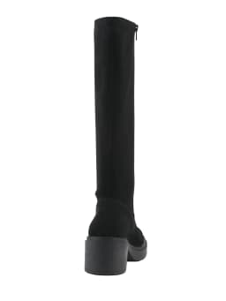 White Mountain Women's Tall Faux Suede Stretch Boot - Thumbnail 4