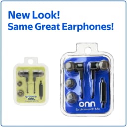 Onn Wired Earphones with Mic and 3.5mm Plug in Black - High-Quality Sound and Comfortable Silicone Ear Tips - Thumbnail 4