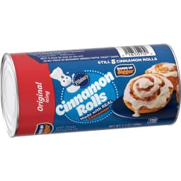 Pillsbury Cinnamon Rolls with Original Icing, Refrigerated Canned Pastry Dough, 5 Rolls, 7.3 oz - Thumbnail 10