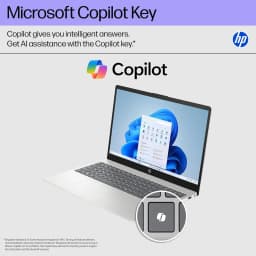 HP 15.6 inch Laptop, HD Touchscreen Display, AMD Ryzen 3 7320U, 8 GB RAM, 128 GB SSD, AMD Radeon Graphics - Thumbnail 5