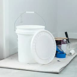 United Solutions 5 Gallon Round Plastic Utility Bucket Lid, White, 1 Each - Thumbnail 2