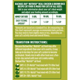 Rachael Ray Nutrish Dry Cat Food, Chicken & Brown Rice Recipe, 3 Lb. Bag - Thumbnail 10