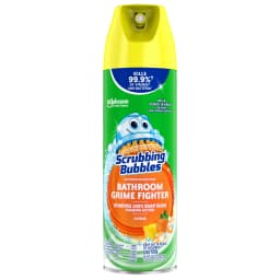 Scrubbing Bubbles Disinfectant Bathroom Shower & Tub Cleaner Grime Fighter Aerosol Spray, Citrus, 20 oz - Thumbnail 9