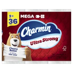 Charmin Ultra Strong Toilet Paper, 9 Mega Roll - Thumbnail 9