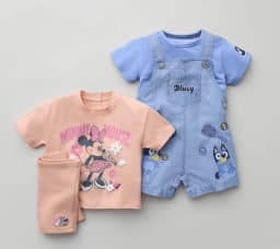 Minnie Mouse Baby Girls Graphic Tee and Bike Shorts Set, 2-Piece, Sizes Newborn-24M - Thumbnail 8