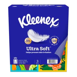 (16 pack) Kleenex Ultra Soft 3-Ply Cube Box Facial Tissues, 4 Pack (240 Total Tissues) - Thumbnail 21