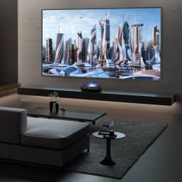 Hisense L9H TriChroma 4K Ultra Short Throw Laser TV Projector with 120" Ambient Light Rejecting Screen, Dolby Vision - Thumbnail 9