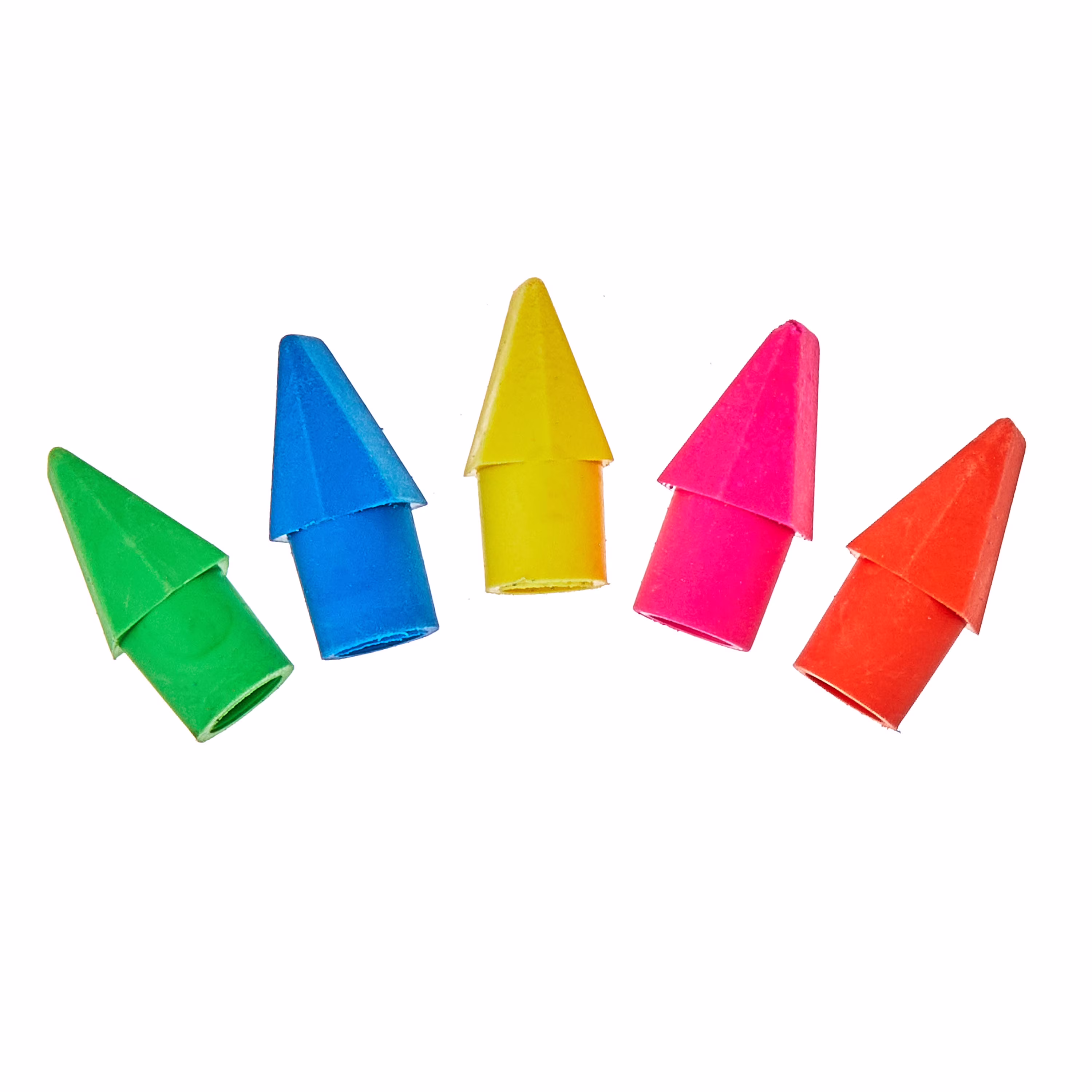 Pen+Gear Pencil Cap Erasers, 25 Count – Assorted Colors, Smudge-Free, Fits #2 Pencils - Thumbnail 9