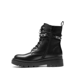 DREAM PAIRS Women's Fashion Platform Combat Boots Lace Up Lug Sole Goth Ankle Booties Shoes - Thumbnail 4