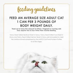 Purina Fancy Feast Grilled Food, Wet Cat Food, Seafood, 3 oz Cans, 24 Pack - Thumbnail 9