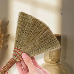PENIKOKO Car Whisk Broom Multi-Purpose Miscanthus Dust Brush for Home, Car, and General Cleaning 1 Piece - Thumbnail 7
