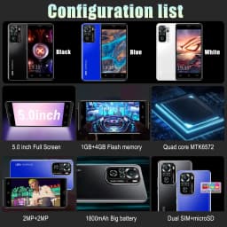 FYTPOV Android Phone, Note10 Smartphone Android Telephone Cellphone 5.0Inch 3G Smartphone 1GB RAM 4GB ROM - Thumbnail 11