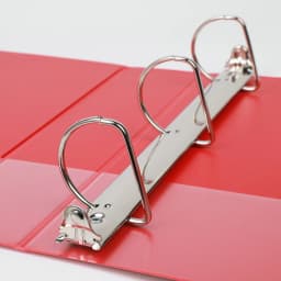 Pen + Gear 3-Ring Durable View Binder, 2 inch Binder Ring Type, Slant D-Ring, Red, 6 Pack - Thumbnail 6