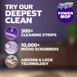 Swiffer Power Mop, Floor Cleaner, Tile, Vinyl, Laminate, Wood, Floor Cleaner, Cleaning Set - Thumbnail 2