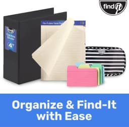 IdeaStream Find It File Folder Notepad, Letter Size, Assorted Colors, Pack Of 12 Folders - Thumbnail 8