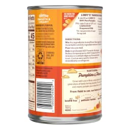 Libby's 100% Pure Pumpkin Puree, All Natural Gluten Free Canned Pumpkin for Baking Pumpkin Pie Dessert, 15 oz Can - Thumbnail 6