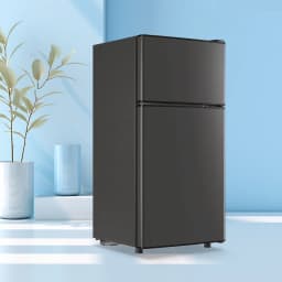 TACOOL 2.5Cu.ft Small Refrigerator Mini Fridge for Dorm with Drink Holder and Egg Tray, Dark Grey - Thumbnail 6