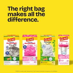 Glad Quick-Tie 4-Gallon Small Trash Bags, Gain Original Scent, 20 Bags, 2 Pack - Thumbnail 8