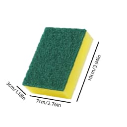 14 Count Kitchen Sponges Dishwashing Pack, Microfiber Sponge, Dish Scrubber Set, Non Scratch, Highly Absorbent, Easy to Foam, More Durable, Esponja - Thumbnail 3