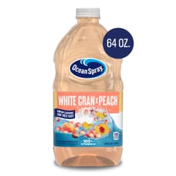 Ocean Spray White Cran-Peach Juice Drink, 64 fl oz Bottle - Thumbnail 1