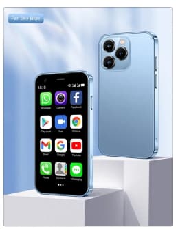 SOYES XS15 Android 8.1 2GB RAM 16GB ROM Ultra-thin 3 Inch Dual SIM Smart Phone, Blue - Thumbnail 23