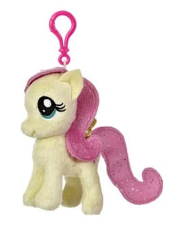 Aurora World My Little Pony Clip-On Fluttershy Pony Plush, 4.5" - Thumbnail 1